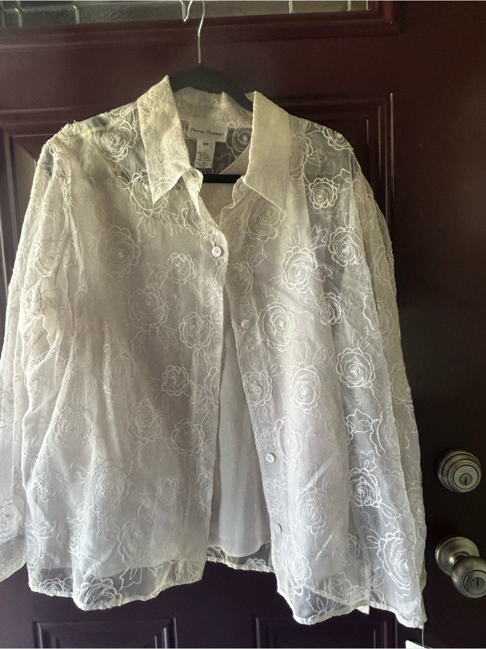 Rena Rowan silk blouse (2-piece) NWT